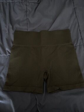 High-Waist Ribbed Women’s Shorts